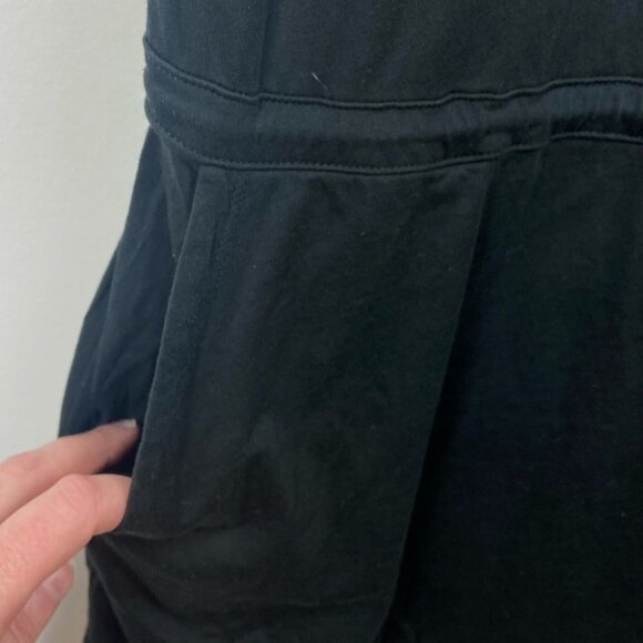 ARITZIA Wilfred Free Romper Black Tie Waist Modal Size XS Minimalist Playsuit - Picture 8 of 13